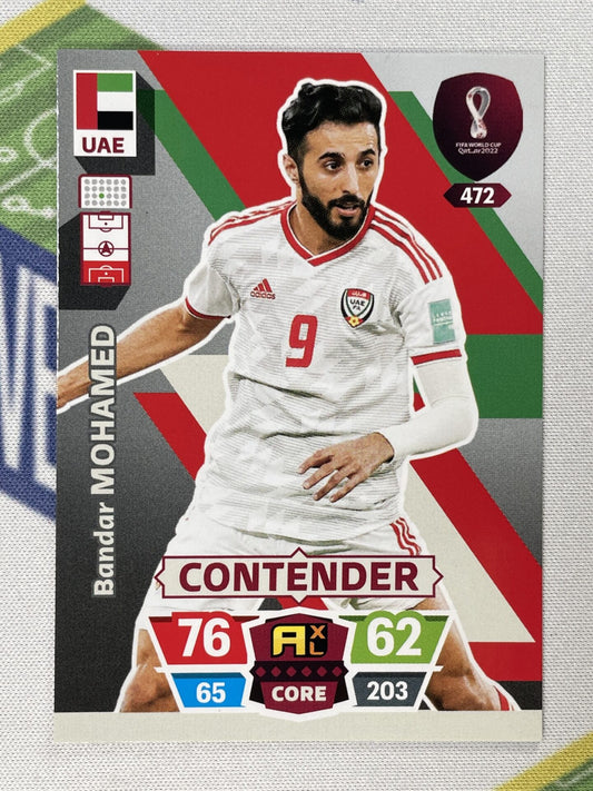 Brandar Mohamed UAE Panini World Cup 2022 Adrenalyn XL Card