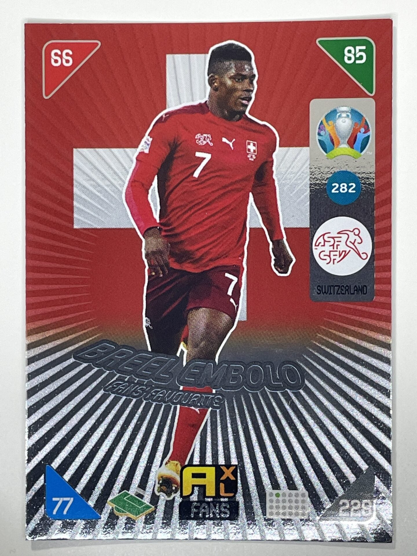 Breel Embolo Fans Favourties (Switzerland) Football Card &#8211; Euro 2020 Adrenalyn XL