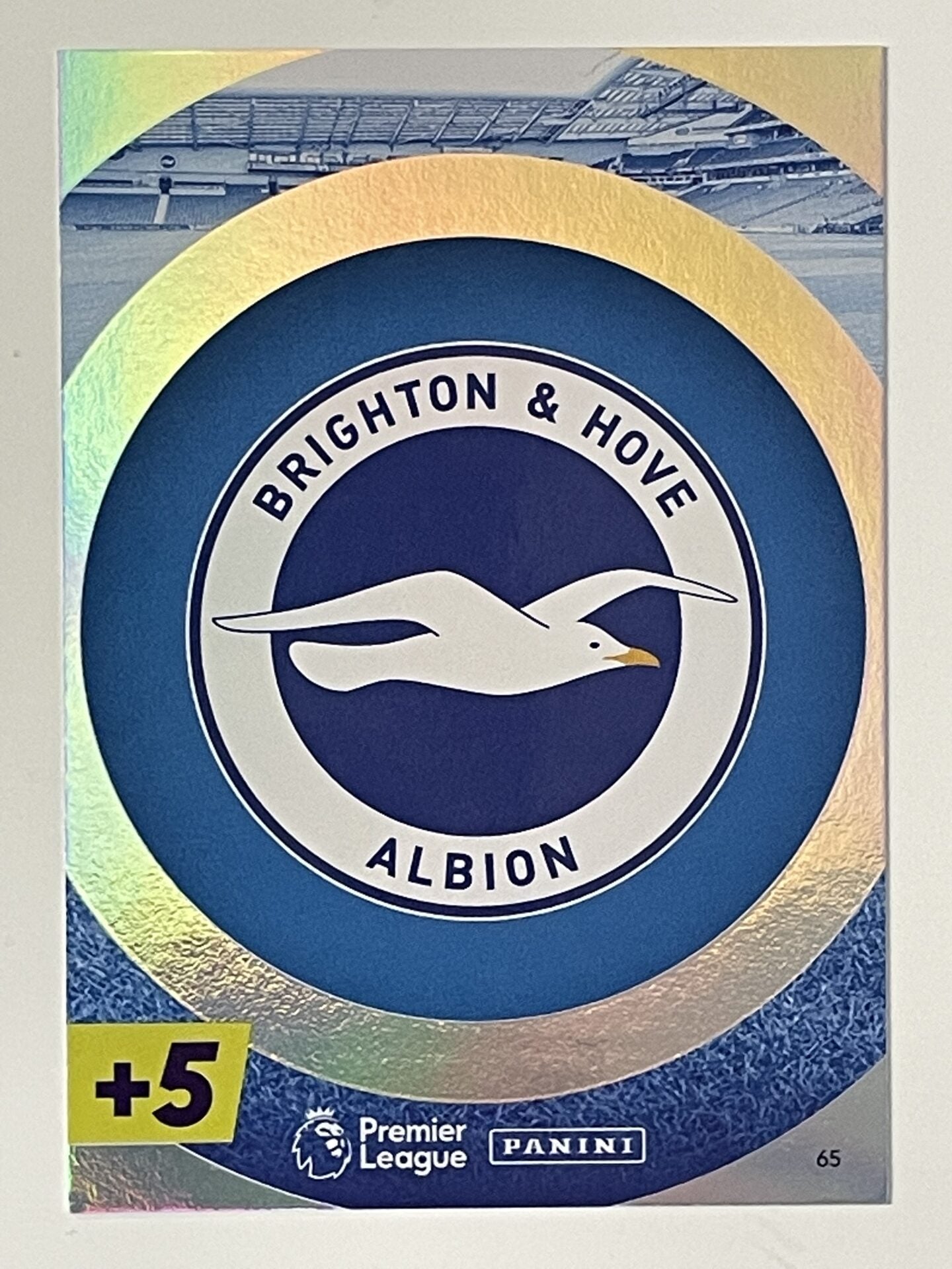 Brighton Club Badge Panini Adrenalyn XL PLUS Premier League 2021 2022