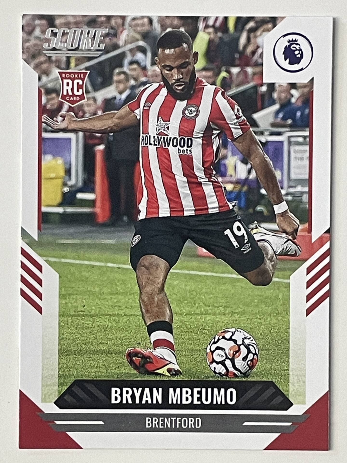 Bryan Mbuemo Brentford Base Panini Premier League Score 2021 2022