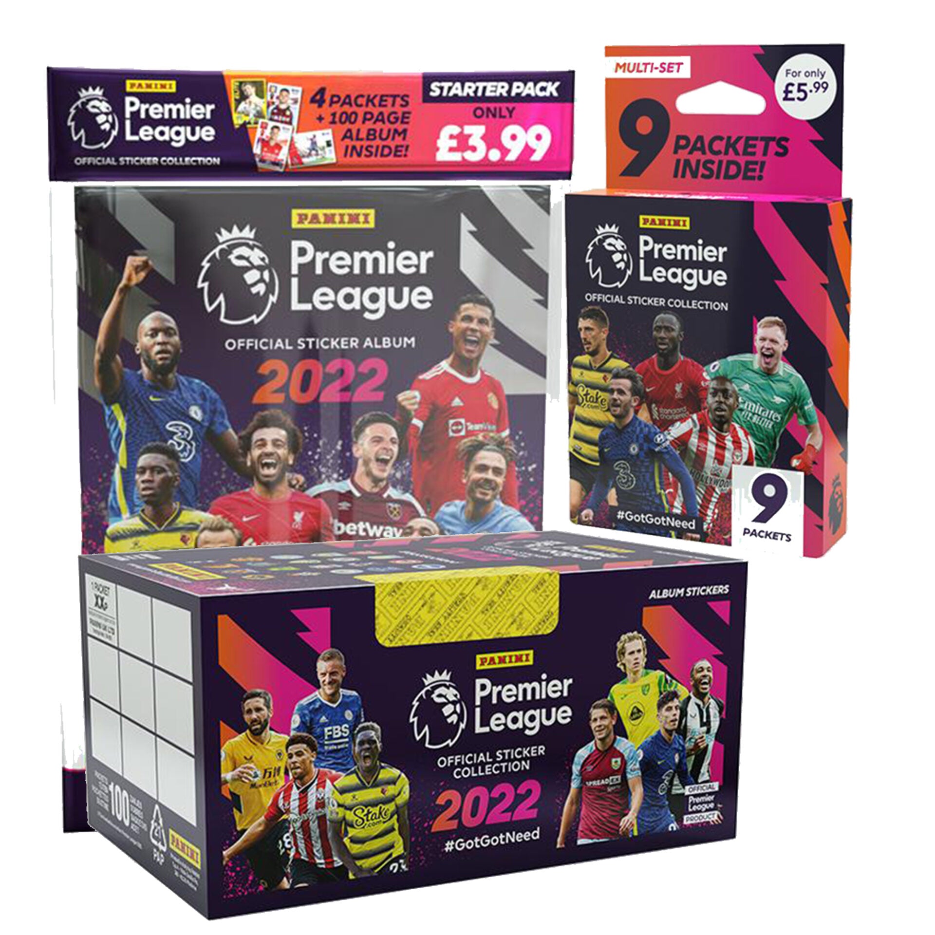 Bundle Panini Premier League 2022 Stickers