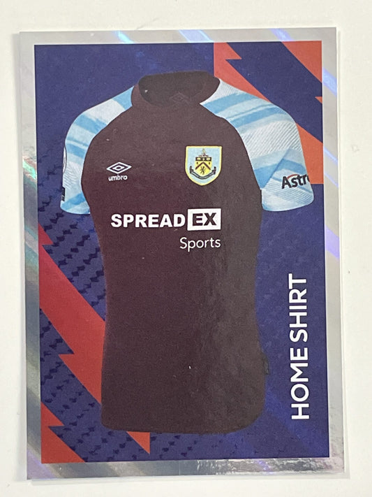 Burnley Home Shirt Panini Premier League 2022 Football Stickers