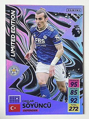 Caglar-Soyuncu-Leicester-City-Limited-Edition-Panini-Adrenalyn-XL-2021-22-Card-Football