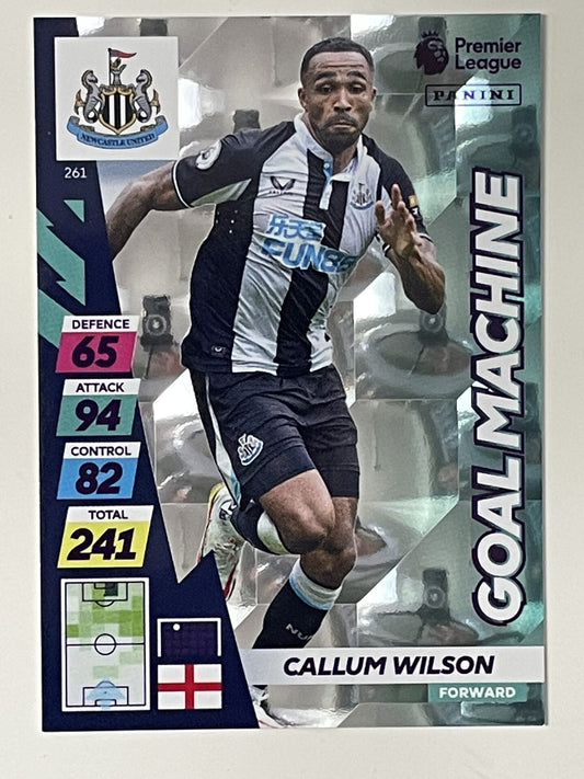 Callum Wilson Newcastle United Goal Machine Panini Adrenalyn XL PLUS Premier League 2021 2022