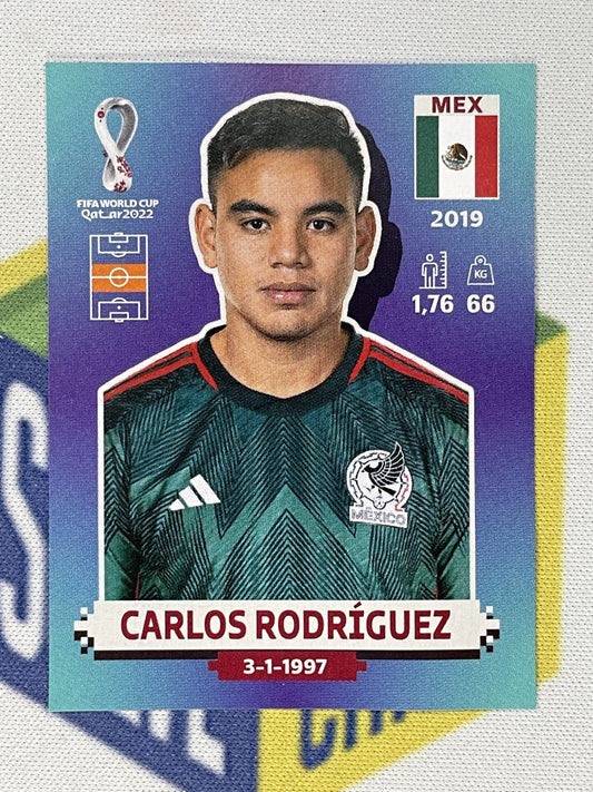 Carlos Rodriguez Mexico Panini World Cup 2022 Qatar Stickers