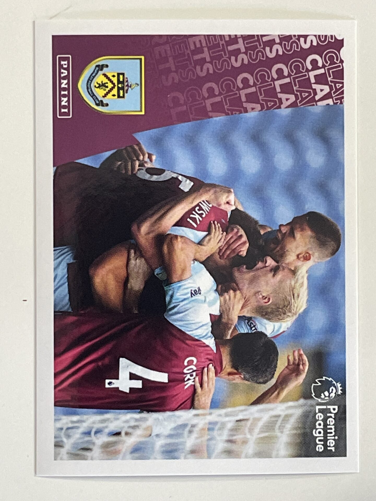 Celebrations Burnley Panini Premier League 2022 Football Sticker