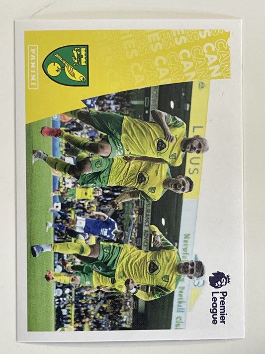 Celebrations Norwich City Panini Premier League 2022 Football Sticker