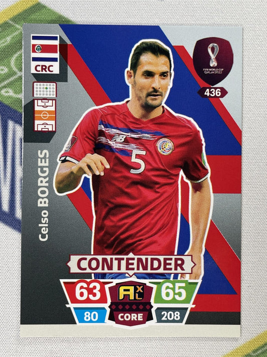 Celso Borges Costa Rica Panini World Cup 2022 Adrenalyn XL Card