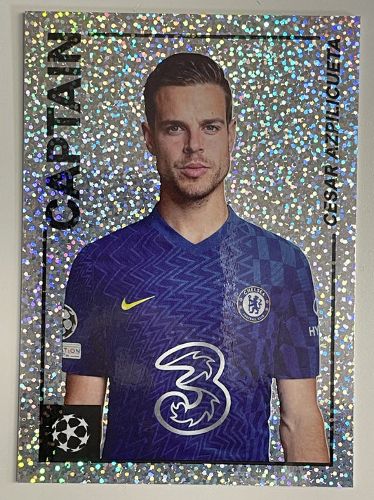 Cesar Azpilicueta Chelsea Captain Topps Merlin Heritage 97 UEFA Champions League Card