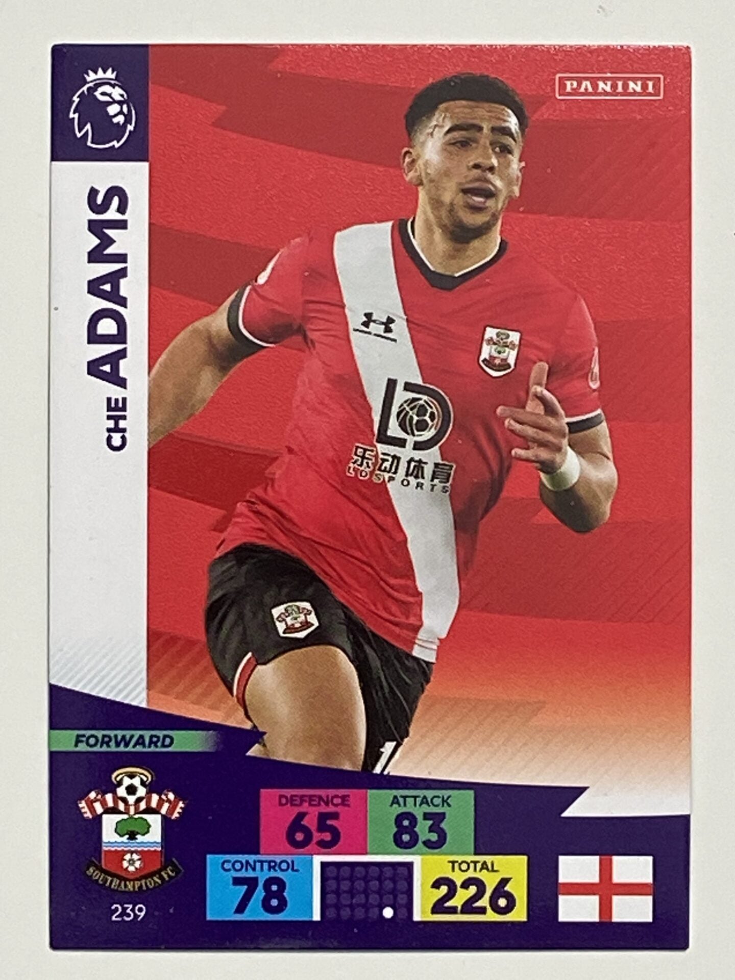 Che Adams (Southampton) Football Card &#8211; Premier League Adrenalyn XL 2020:21