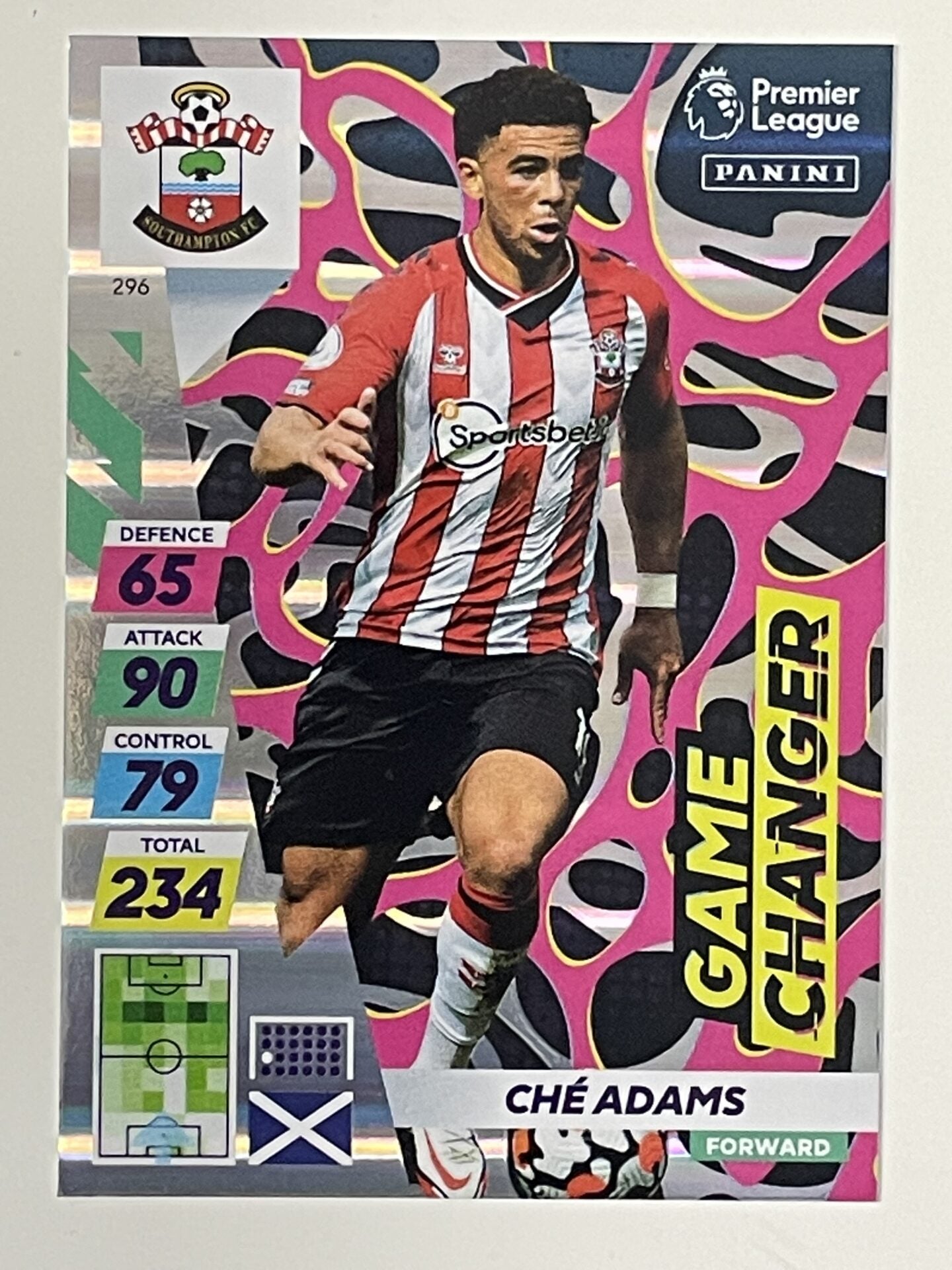 Che Adams Southampton Game Changer Panini Adrenalyn XL PLUS Premier League 2021 2022