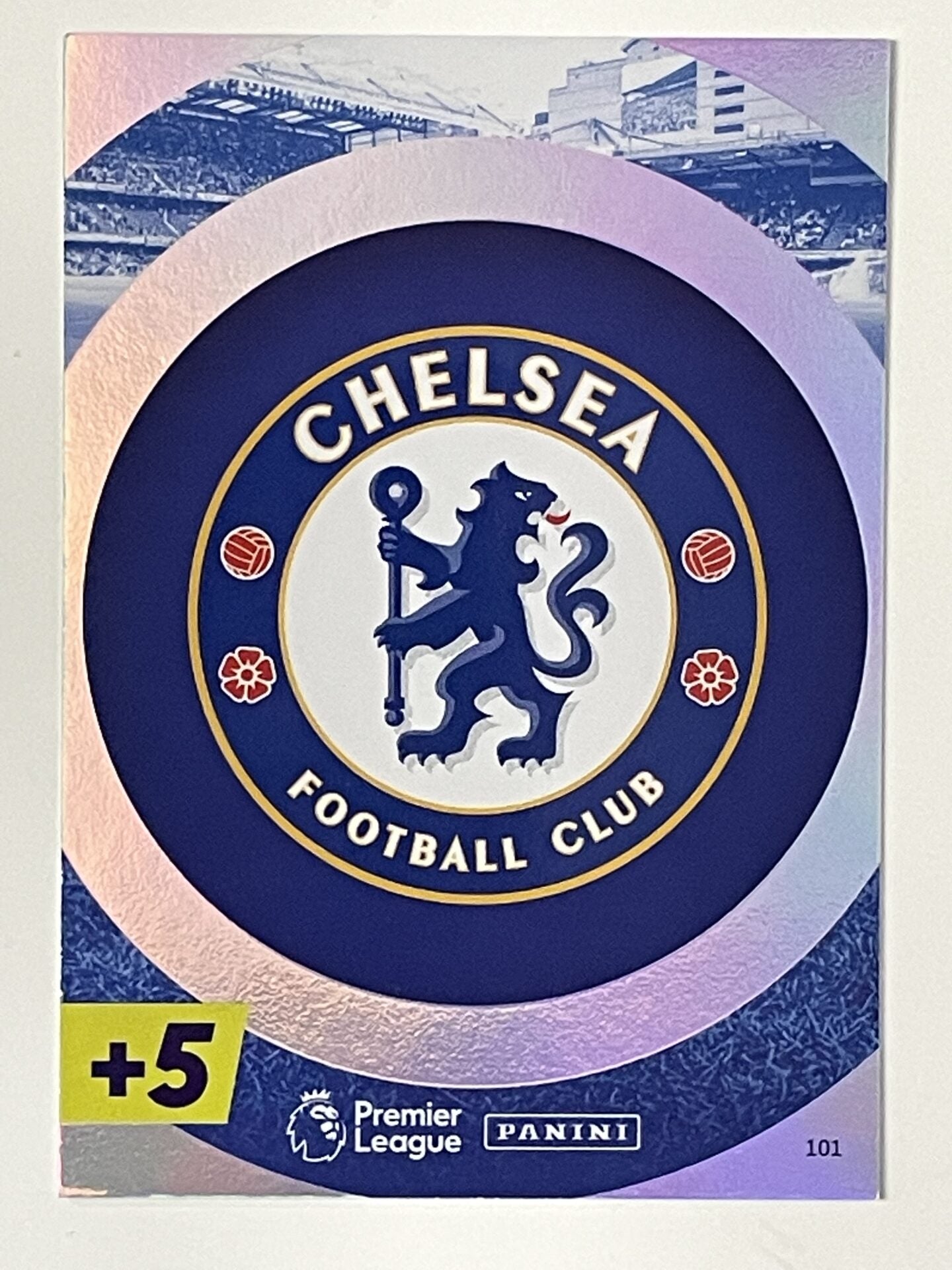 Chelsea Club Badge Panini Adrenalyn XL PLUS Premier League 2021 2022