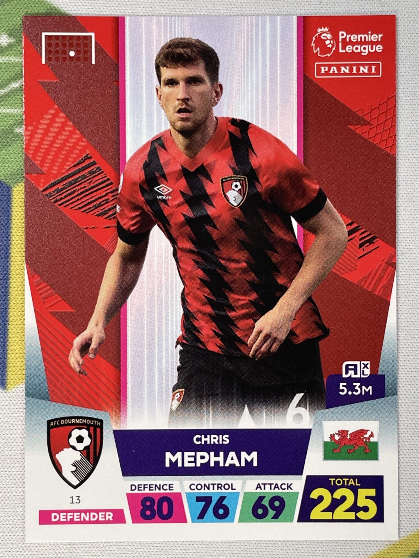 Chris Mepham Bournemouth Panini Premier League Adrenalyn XL 2023 Card