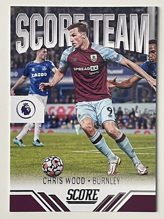 Chris Wood Burnley Score Team Panini Premier League Score 2021 2022