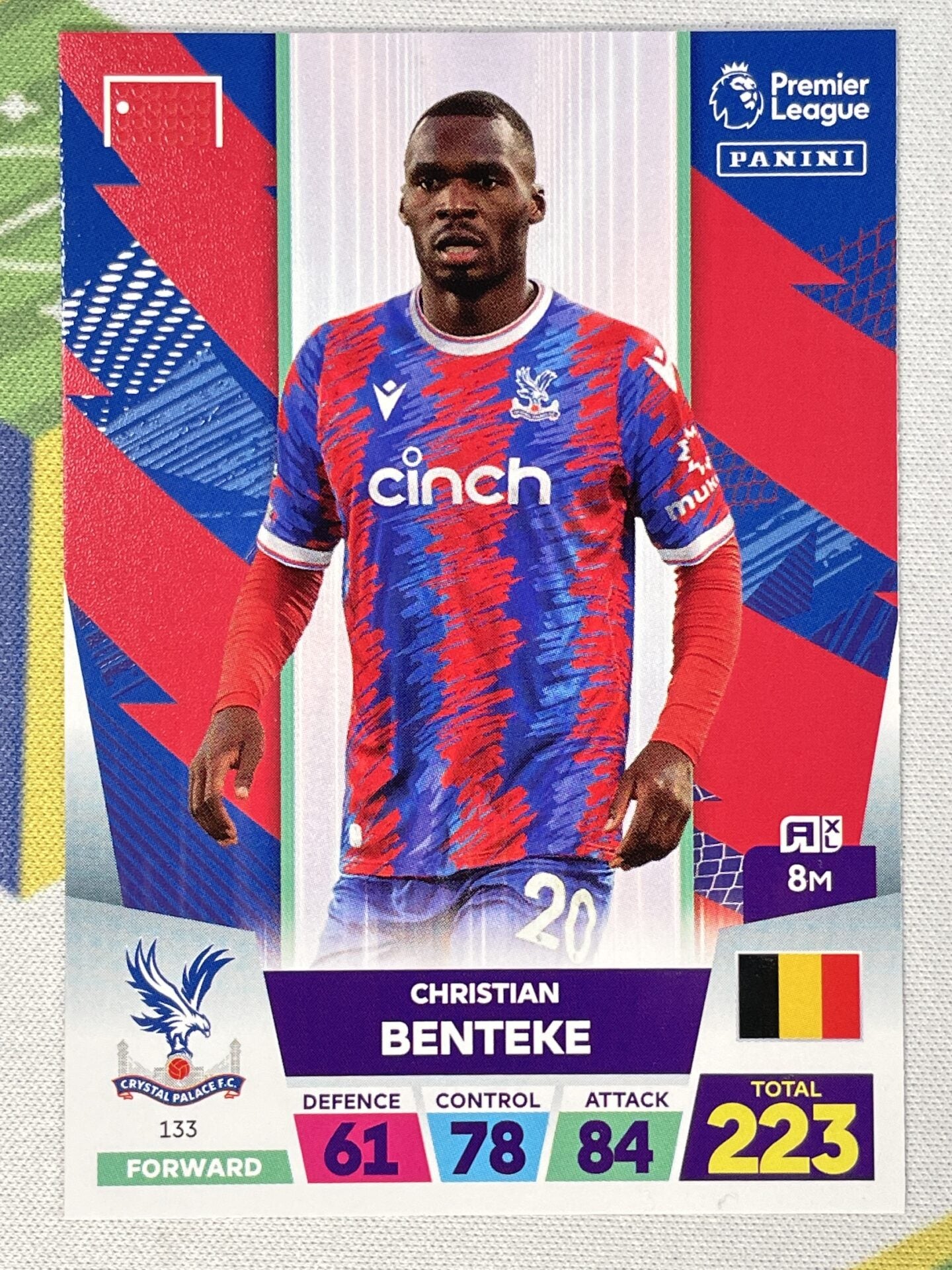 Christian Benteke Crystal Palace Panini Premier League Adrenalyn XL 2023 Card