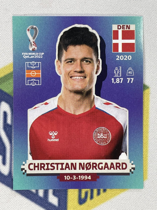 Christian Norgaard Denmark Panini World Cup 2022 Qatar Stickers