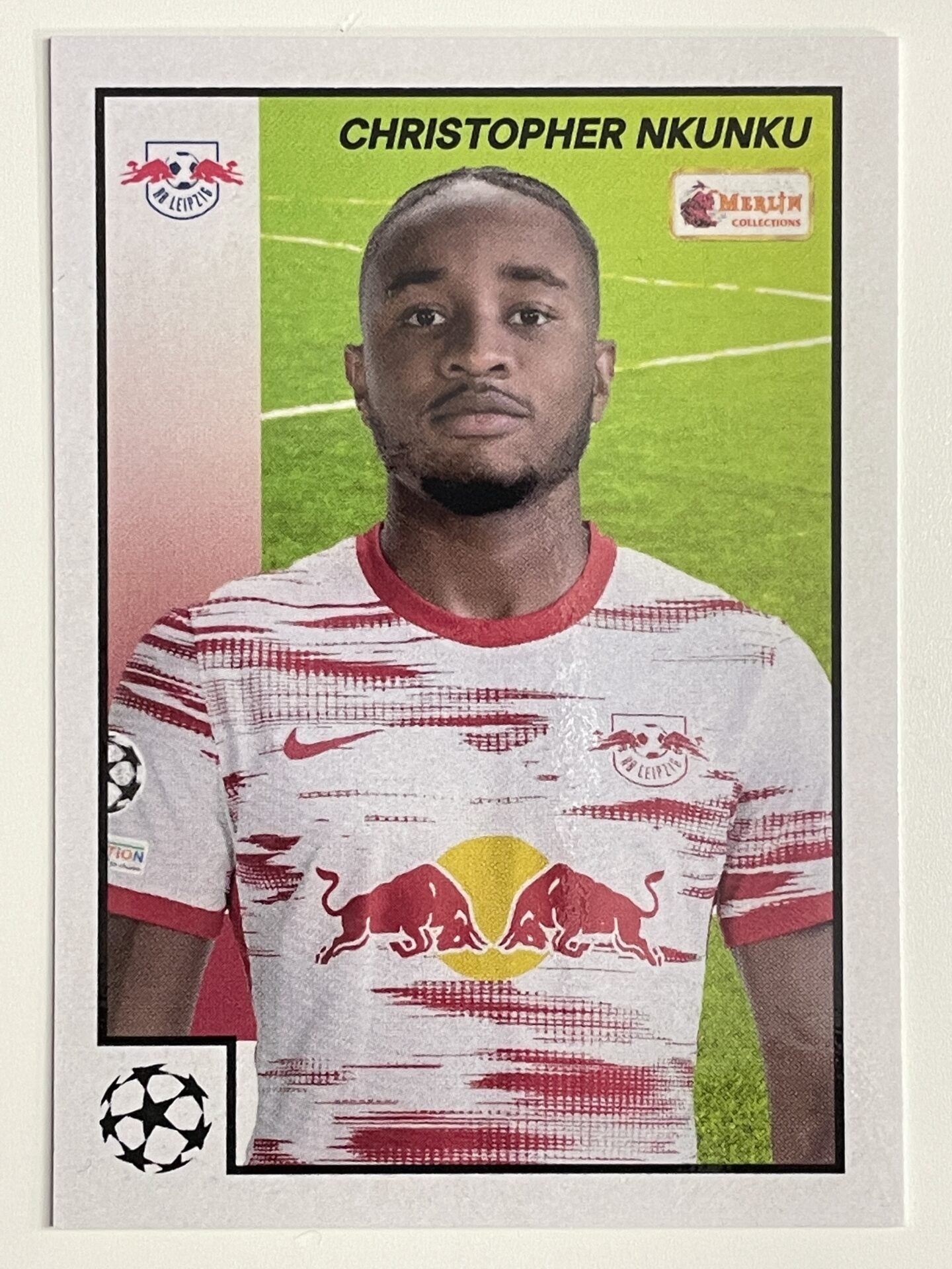 Christopher Nkunku RB Leipzig Base Topps Merlin Heritage 97 UEFA Champions League Card