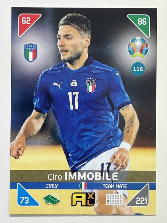 Ciro Immobile Team Mates (Italy) Football Cards &#8211; Euro 2020 Adrenalyn XL