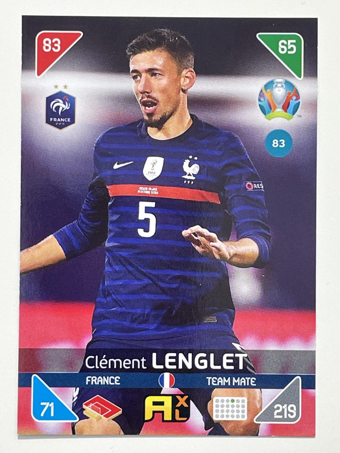 Clement Lenglet Team Mates (France) Football Cards &#8211; Euro 2020 Adrenalyn XL