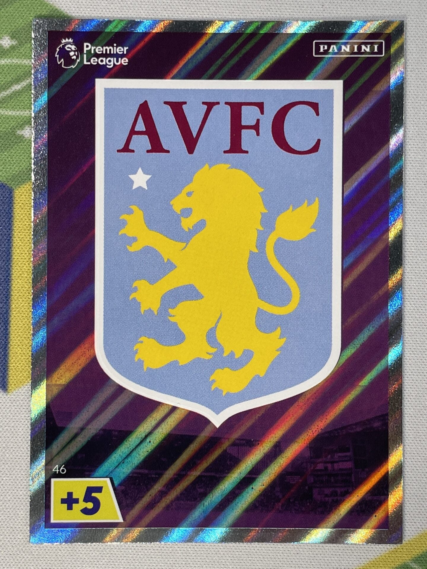 Club Badge Aston Villa Panini Premier League Adrenalyn XL 2023 Card