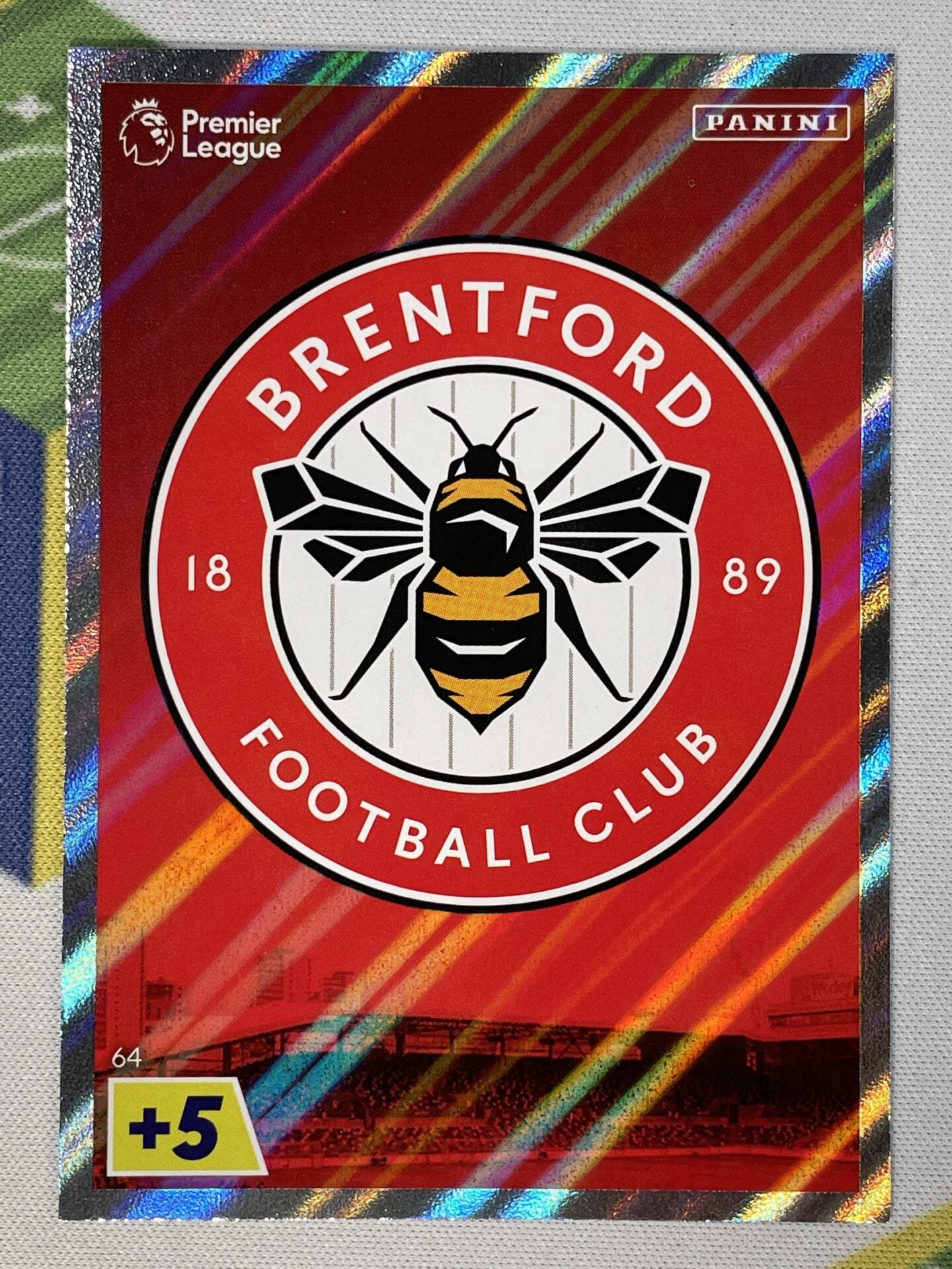 Club Badge Brentford Panini Premier League Adrenalyn XL 2023 Card