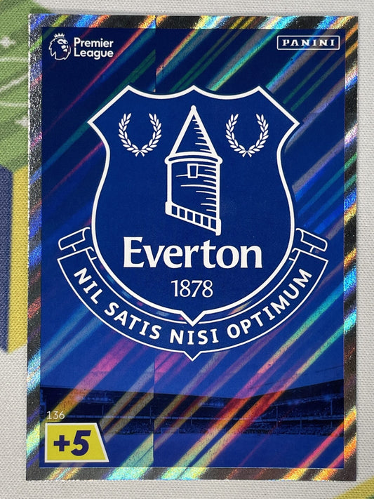 Club Badge Everton Panini Premier League Adrenalyn XL 2023 Card