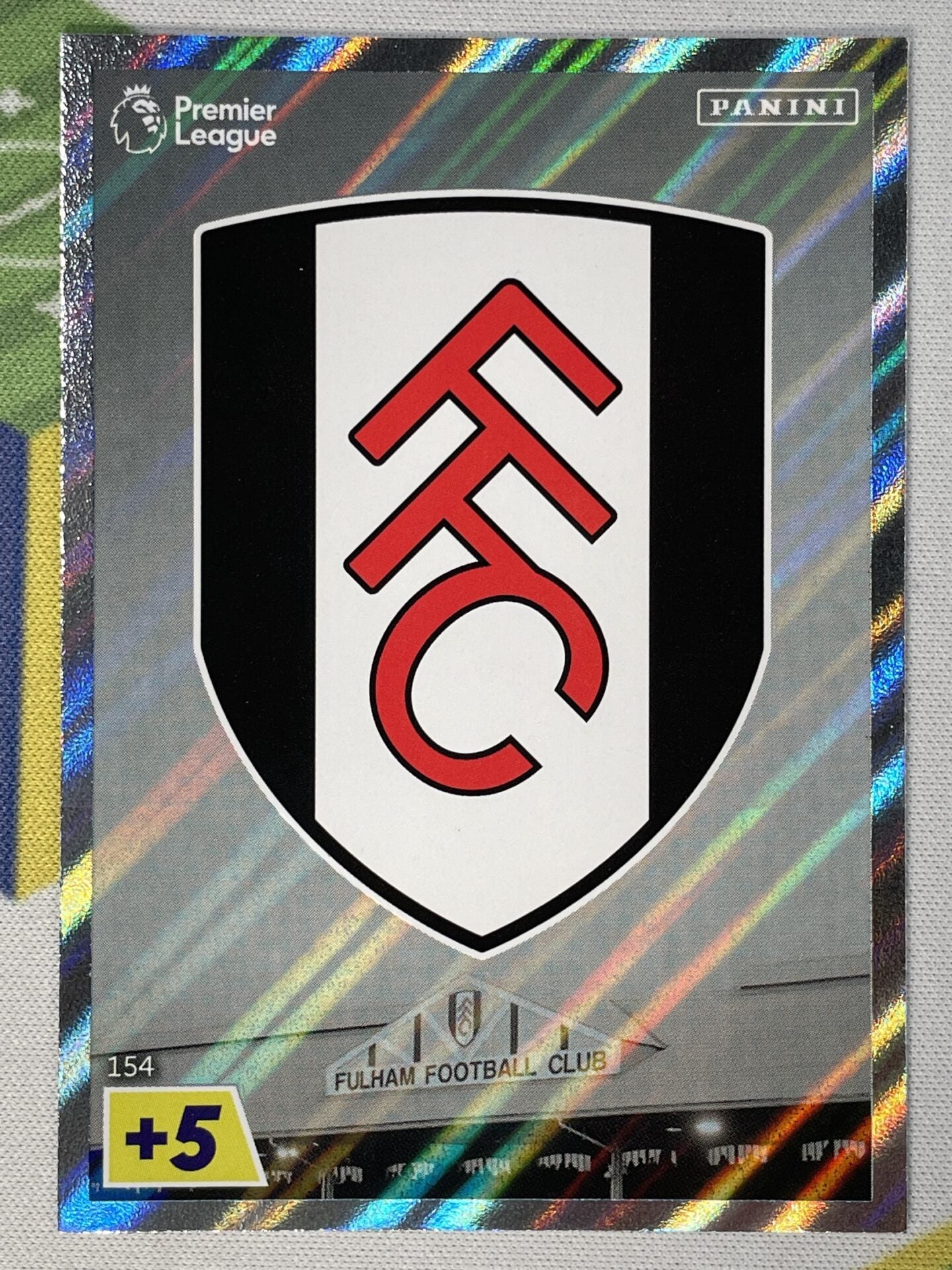 Club Badge Fulham Panini Premier League Adrenalyn XL 2023 Card