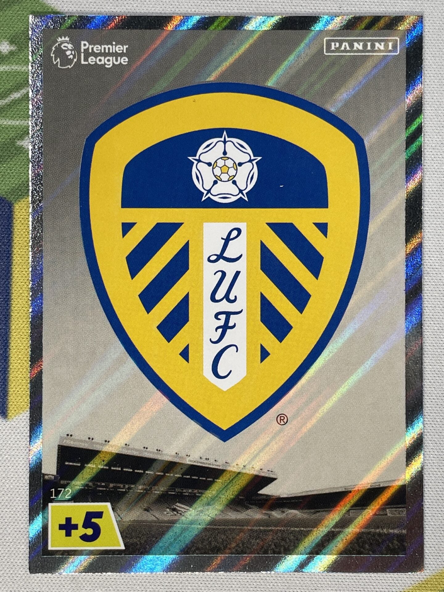 Club Badge Leeds Panini Premier League Adrenalyn XL 2023 Card