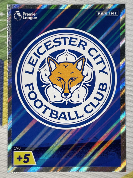 Club Badge Leicester Panini Premier League Adrenalyn XL 2023 Card