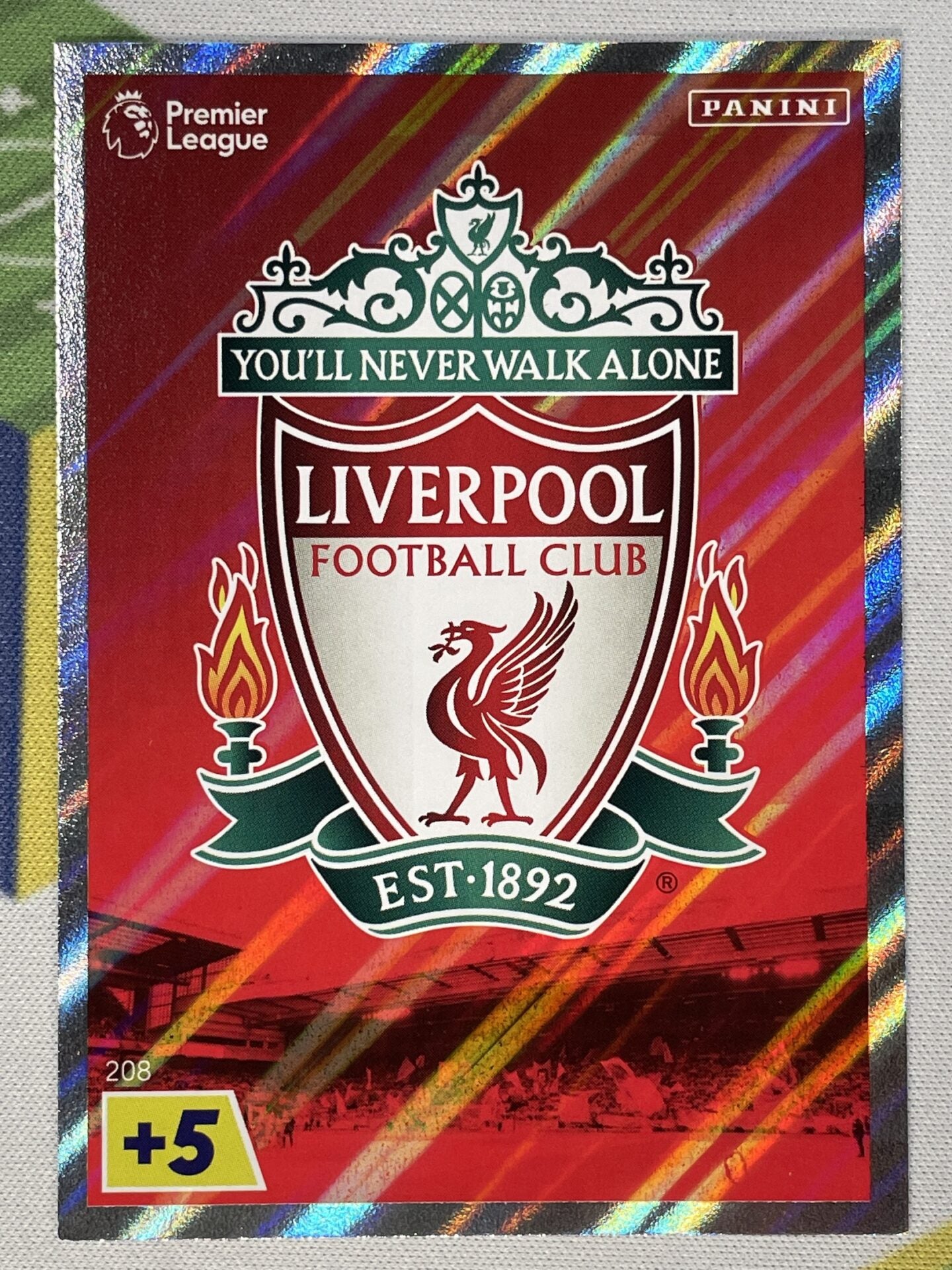 Club Badge Liverpool Panini Premier League Adrenalyn XL 2023 Card