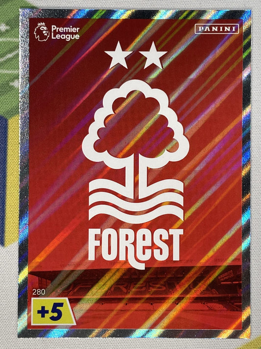 Club Badge Nottingham Forest Panini Premier League Adrenalyn XL 2023 Card