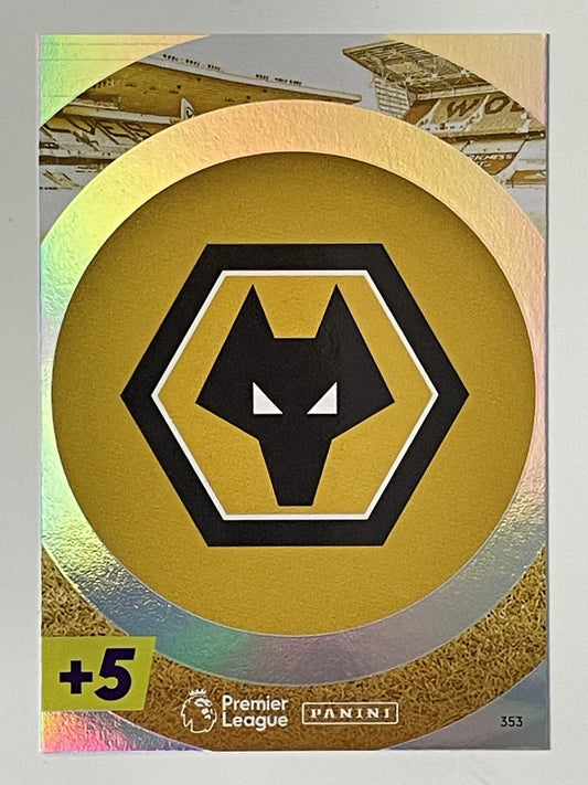 Club Badge Wolves Base Panini Adrenalyn XL PLUS Premier League 2021 2022