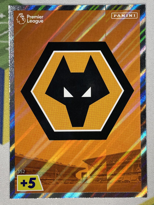 Club Badge Wolves Panini Premier League Adrenalyn XL 2023 Card