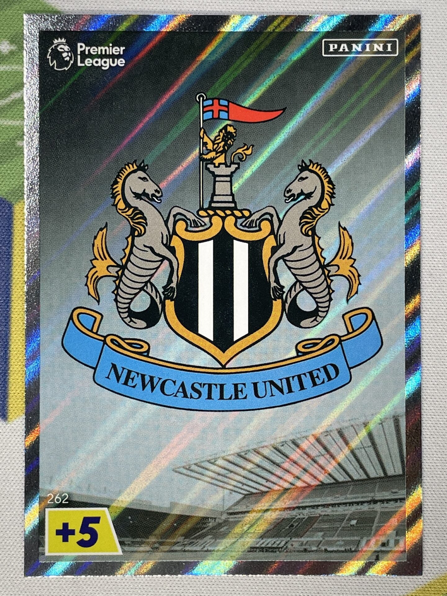 Club Crest Newcastle Panini Premier League Adrenalyn XL 2023 Card