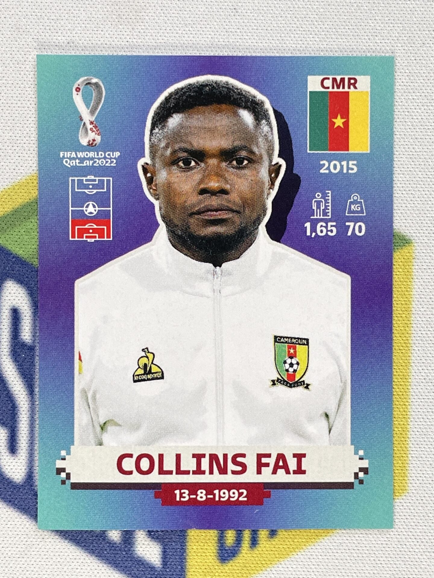 Collins Fati Cameroon Panini World Cup 2022 Qatar Stickers