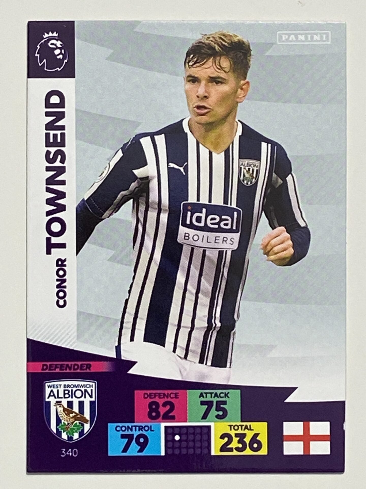 Connor Townsend (West Brom) Football Card &#8211; Premier League Adrenalyn XL 2020:21