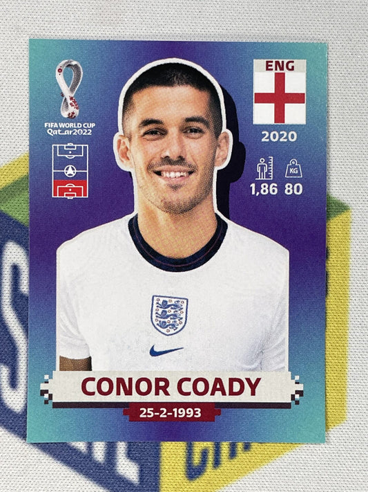 Conor Coady England Panini World Cup 2022 Qatar Stickers