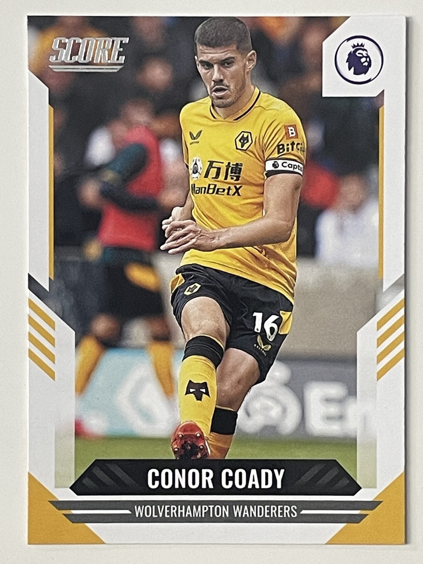 Conor Coady Wolves Base Panini Premier League Score 2021 2022