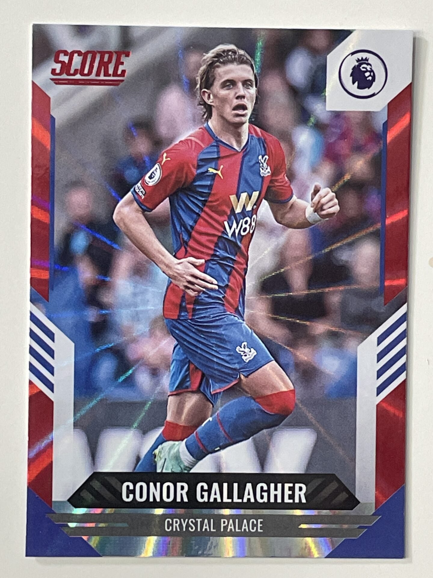 Conor Gallagher Crystal Palace Base Red Laser Parallel Panini Premier League Score 2021 2022