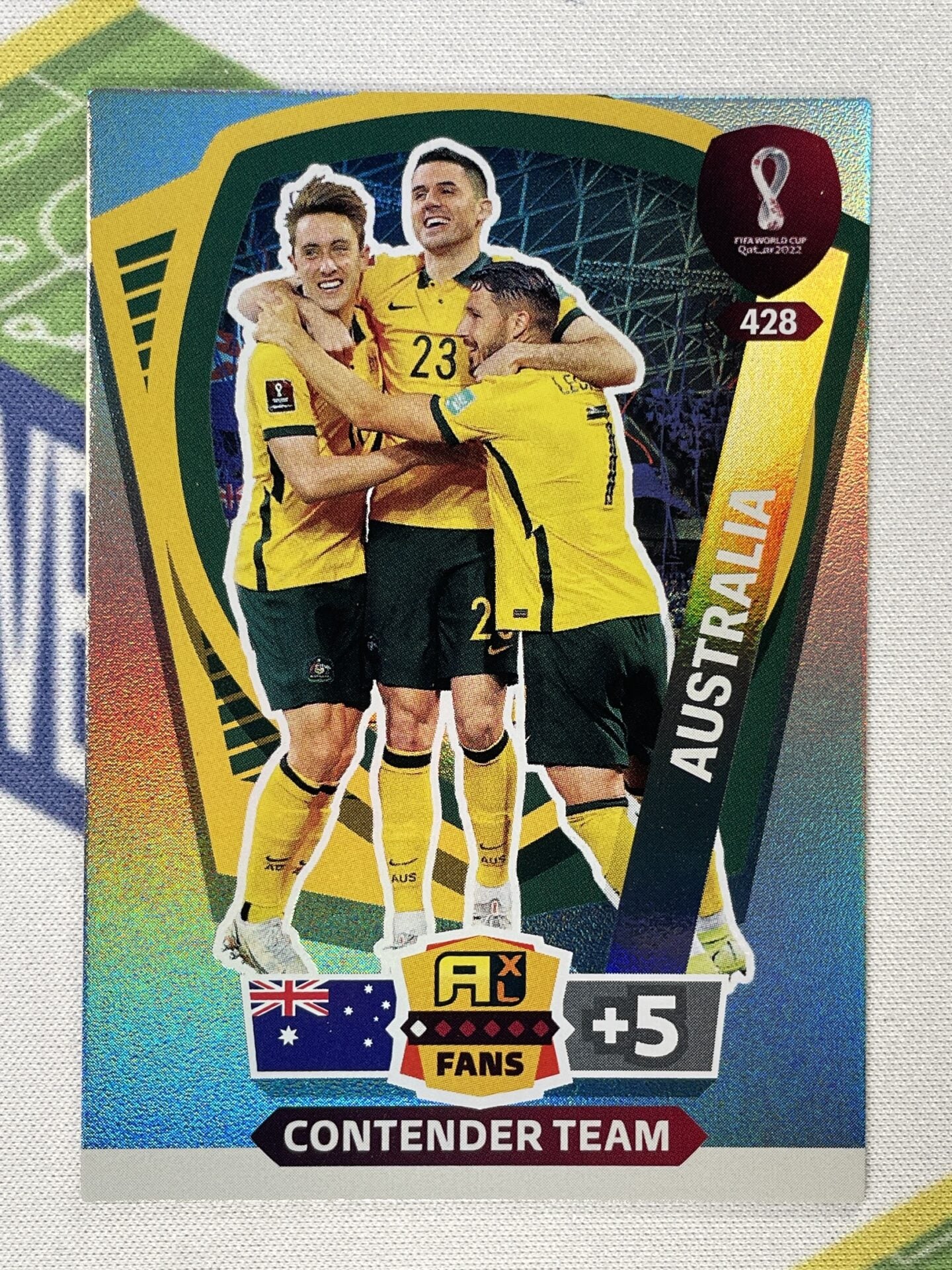 Contender Team Australia Panini World Cup 2022 Adrenalyn XL Card