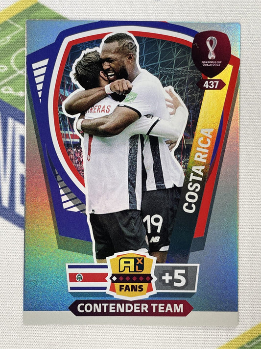 Contender Team Costa Rica Panini World Cup 2022 Adrenalyn XL Card