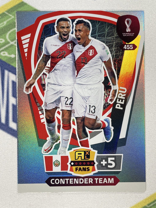 Contender Team Peru Panini World Cup 2022 Adrenalyn XL Card