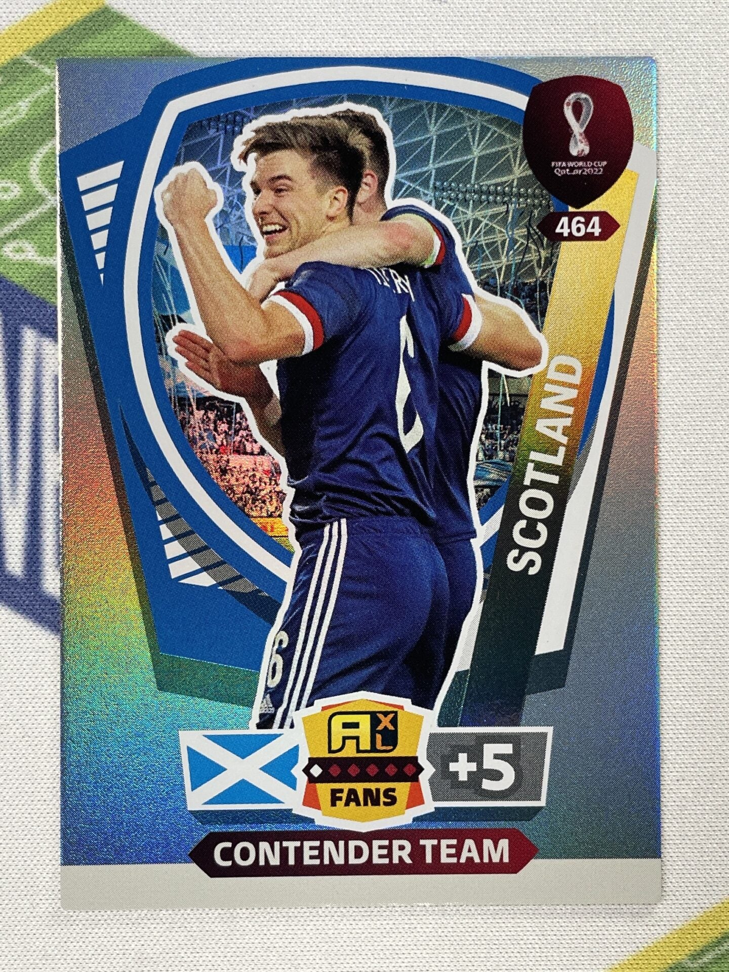 Contender Team Scotland Panini World Cup 2022 Adrenalyn XL Card