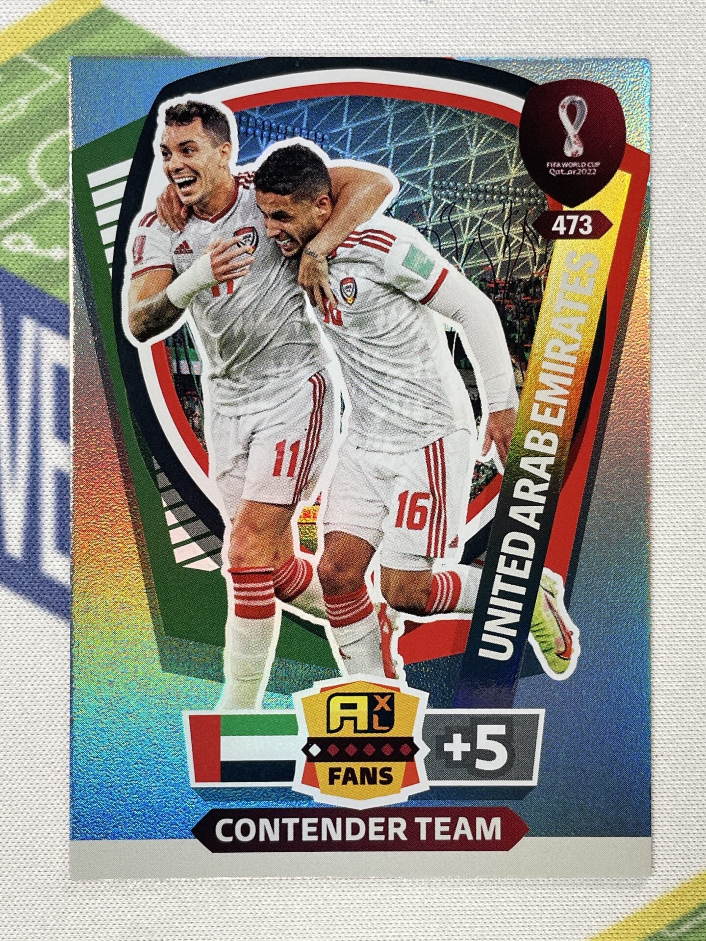 Contender Team UAE Panini World Cup 2022 Adrenalyn XL Card