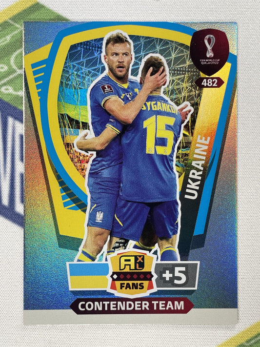 Contender Team Ukraine Panini World Cup 2022 Adrenalyn XL Card