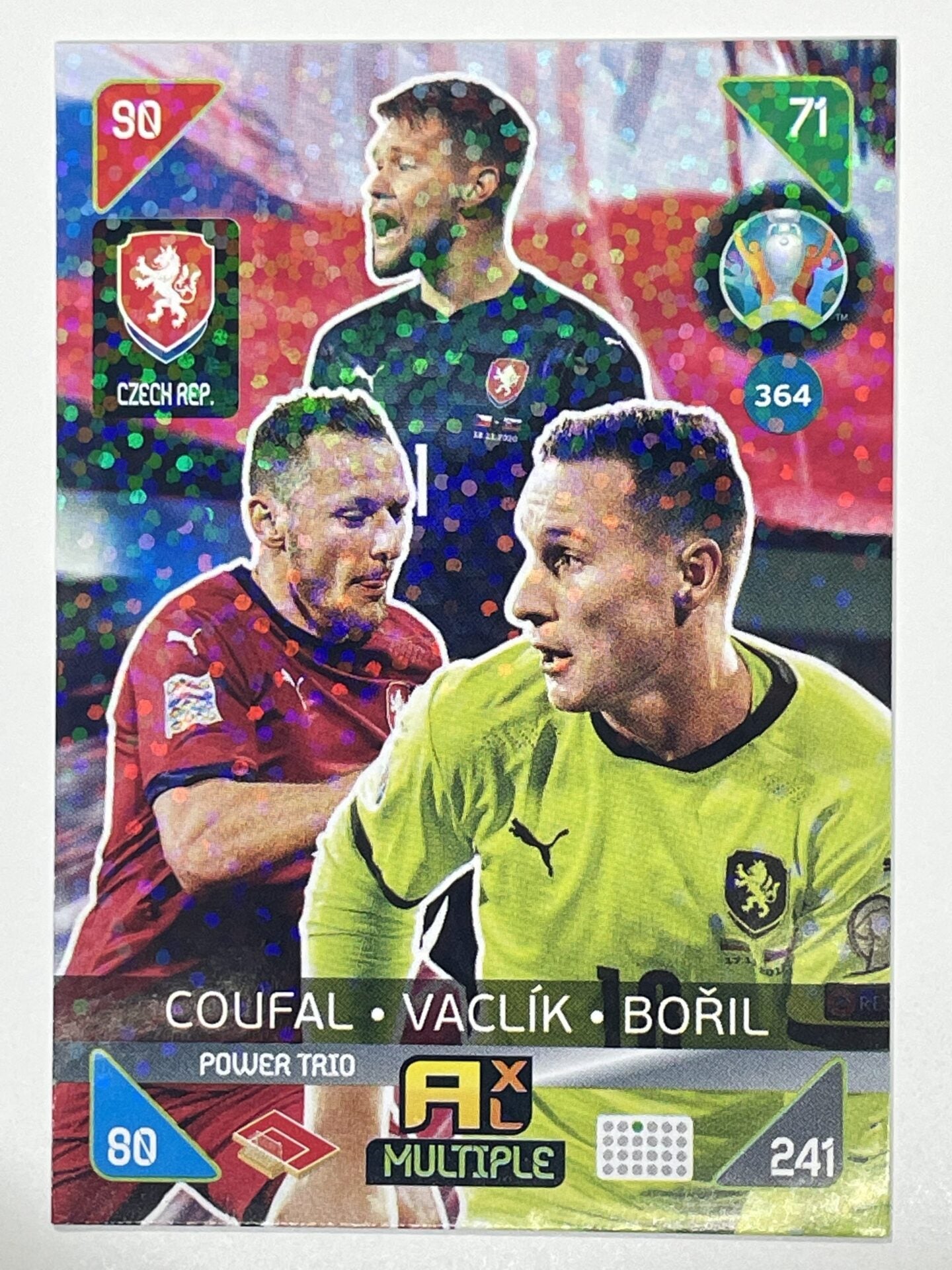 Coufal, Vaclik &#038; Boril Power Trios (Czech Republic) Football Card &#8211; Euro 2020 Adrenalyn XL.JPG