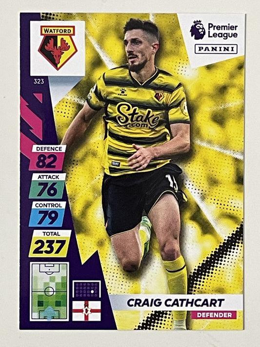 Craig Cathcart Watford Base Panini Adrenalyn XL PLUS Premier League 2021 2022