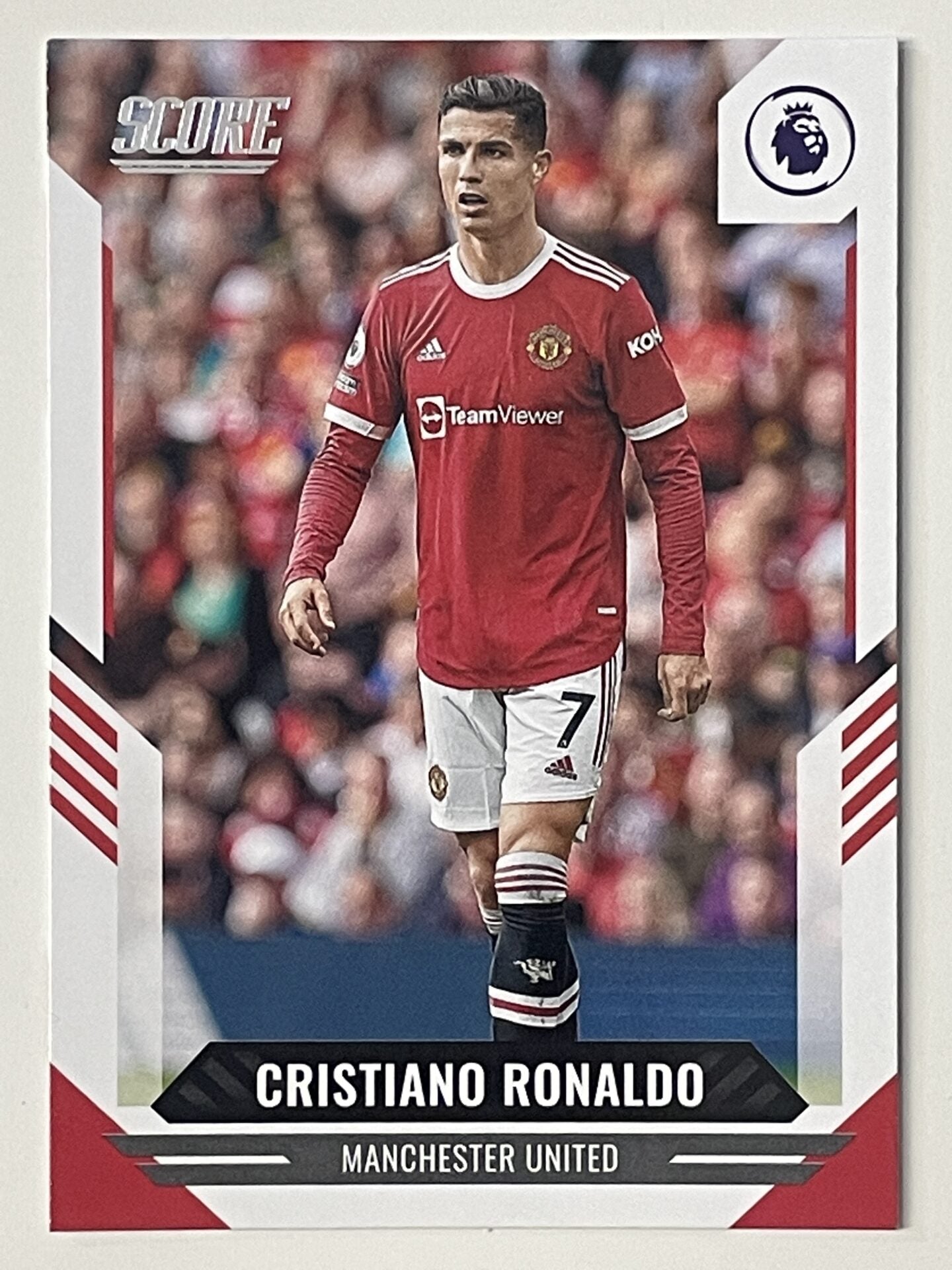 Cristiano Ronaldo Manchester United Base Panini Premier League Score 2021 2022