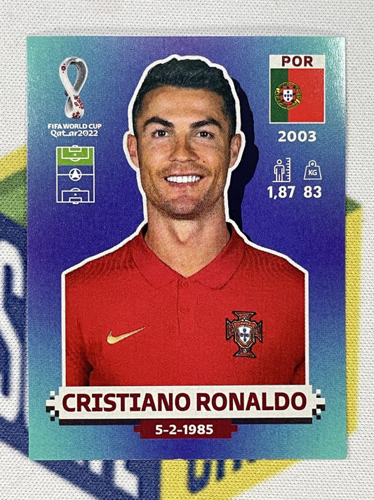 Cristiano Ronaldo Portugal Panini World Cup 2022 Qatar Stickers