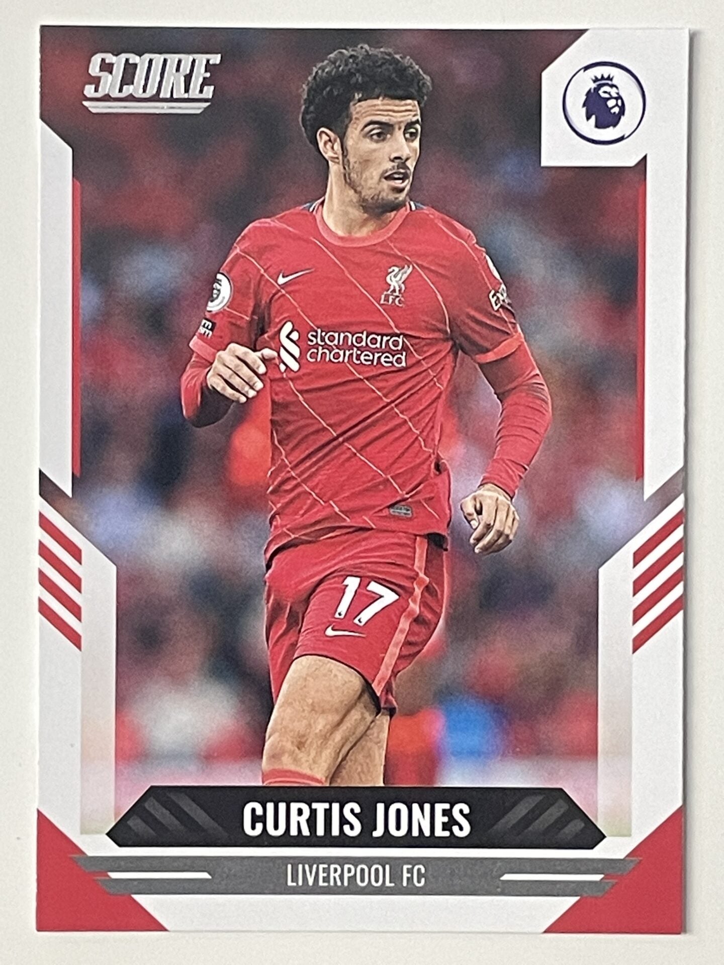 Curtis Jones Liverpool Base Panini Premier League Score 2021 2022